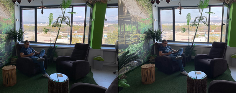 iPhone 11 b&ecirc;n tr&aacute;i - iPhone 12 mini b&ecirc;n phải